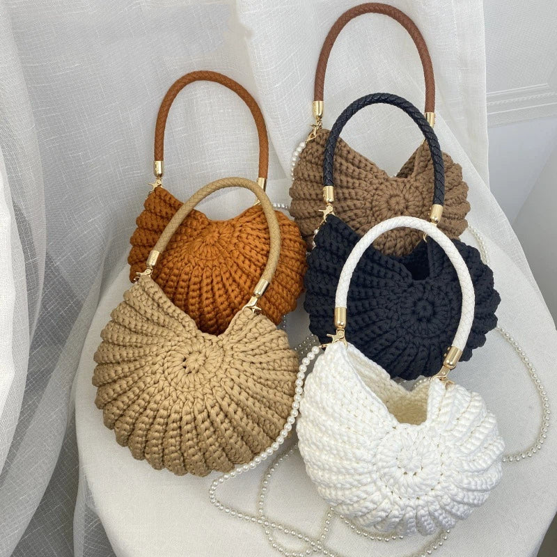 Sac coquillage au crochet