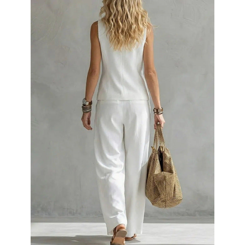 Ensemble gilet et pantalon d'été