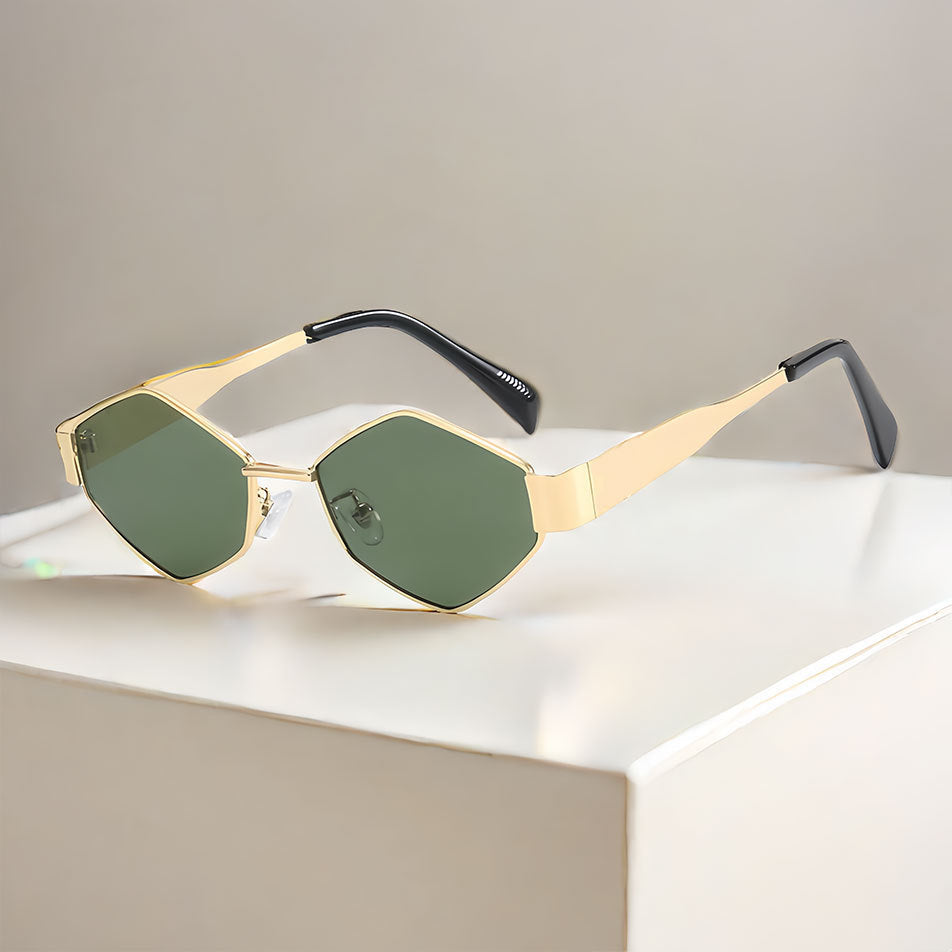 Lunettes de soleil polygonales