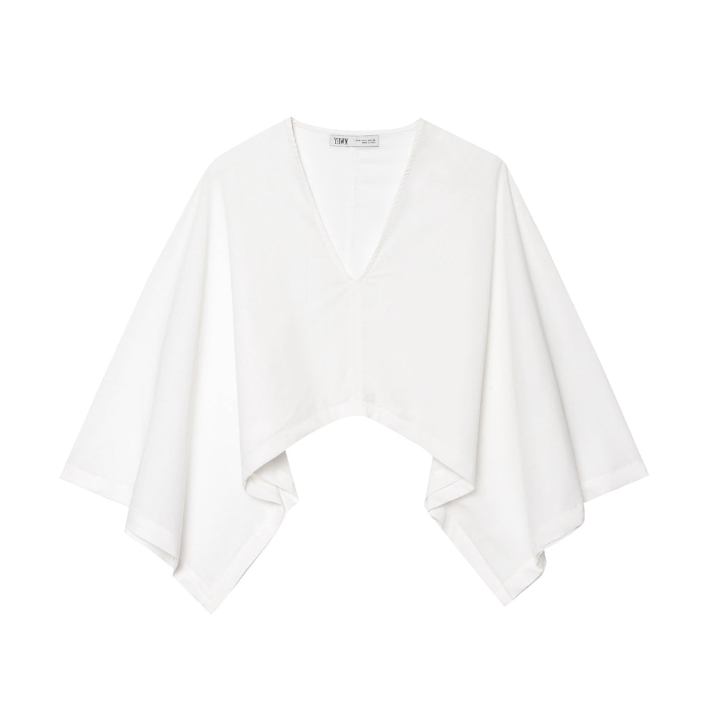 Kimono en mélange de lin et pantalon en lin