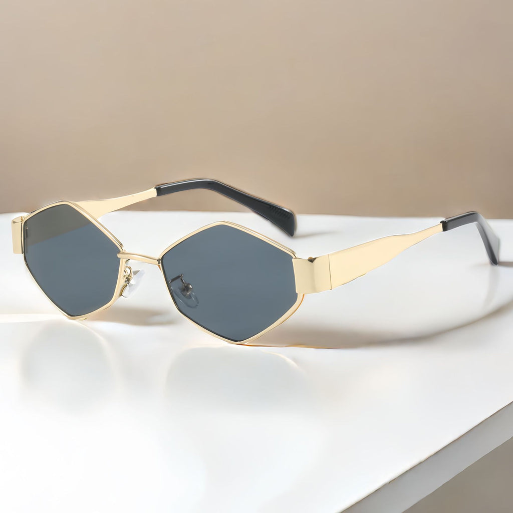 Lunettes de soleil polygonales