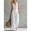 Completo estivo gilet e pantaloni