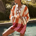 Robe en lin tropical