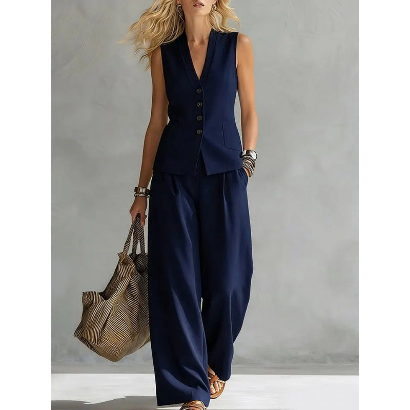 Ensemble gilet et pantalon d'été