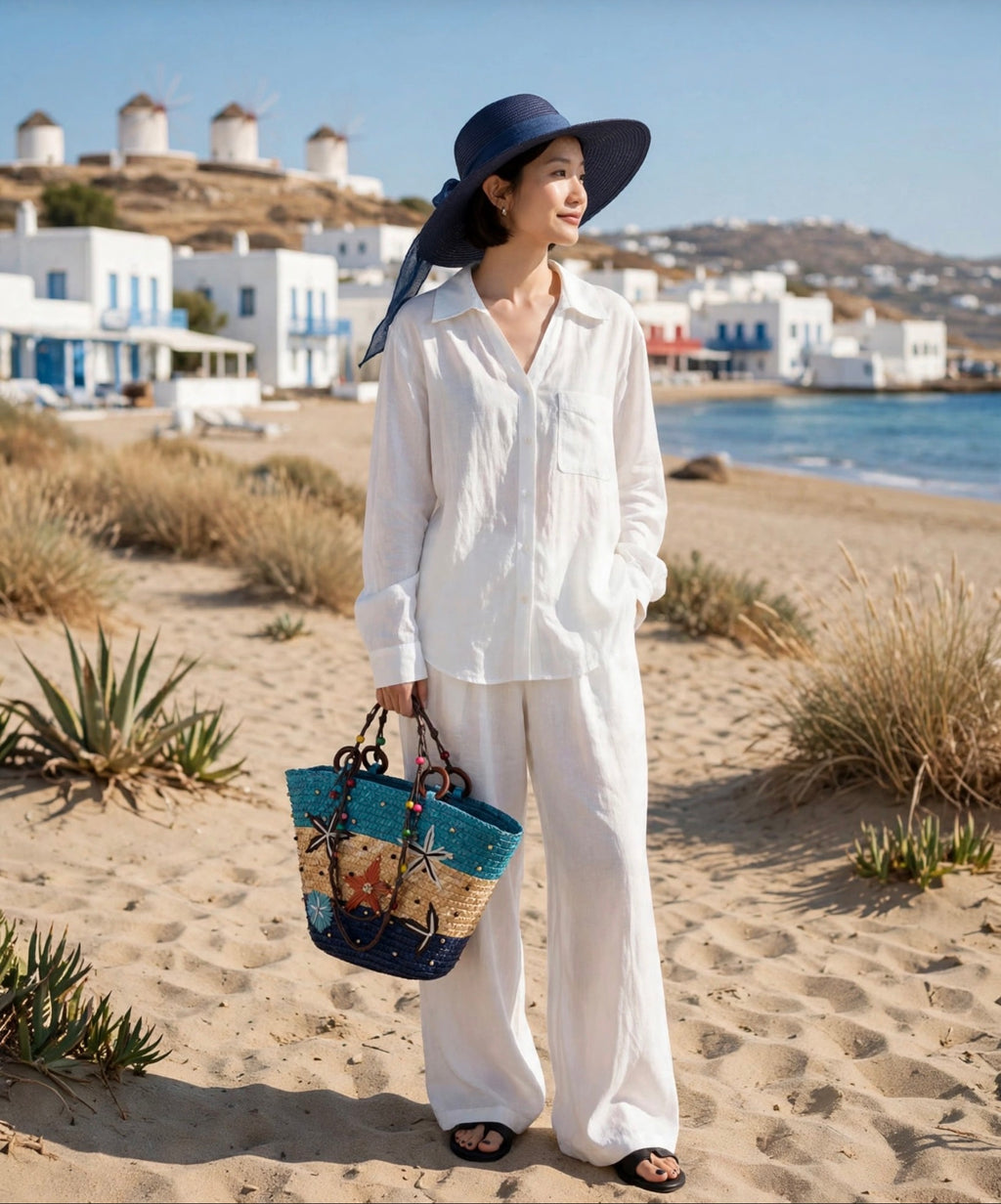 Set di biancheria mediterraneo